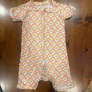 LITTLE SLEEPIES SHORTIES: Rainbows (Size 18-24 months)